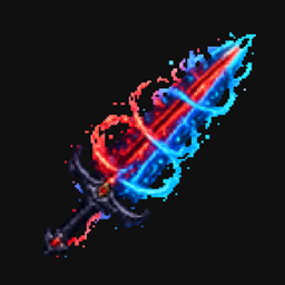 Crimson Azure Warblade logo
