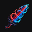Crimson Azure Warblade logo