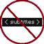Disable Subtitles logo