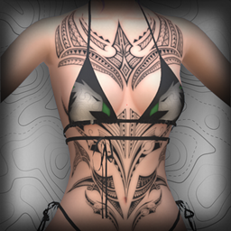 "Moana’s Grace" Tattoo logo