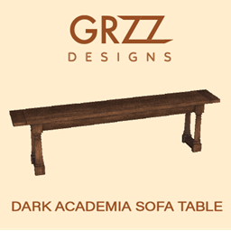 Dark Academia Sofa Table logo