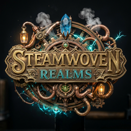 Steamwoven Realms logo