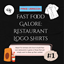 (PT1) Fake Fast Food Galore: Restaurant Logo Shirts - Glossier Sims logo