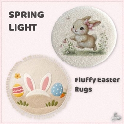 Spring Light Fluffy Easter Rugs logo