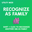 Recognize as Family logo