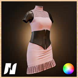 NCTN Midnight Ember Corset Dress logo