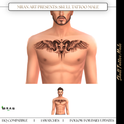 Skull Tattoo Male logo