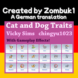 Cat & Dog Traits German Translation logo