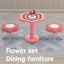 Flower set - Dining furniture logo