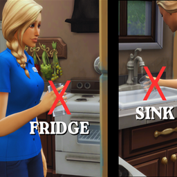 No Auto Drink (Sink + Fridge)