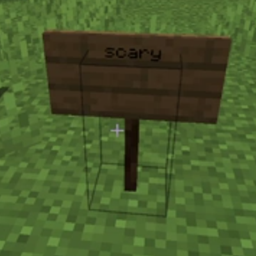 scary sign