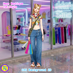 CAS / Neon Boutique CAS Background 2D logo