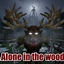 Alone in the woods logo