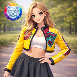  🏁 Neo-Racer Jacket / RUMI logo