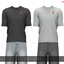 Fifthscreations - AMI Paris T-Shirt - Men - CAS Clothing - Maxis Match CC logo