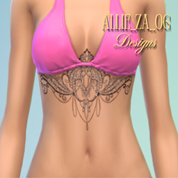 Phantom Lace Chest Tattoo Female Base Game logo