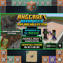 Advanced PvP Arena System. AhgCraft logo