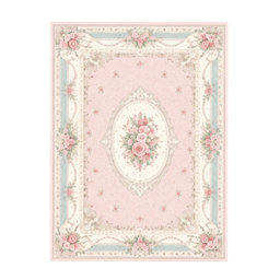 Vintage Feminine Floral Rug logo
