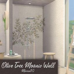 Olive Tree Mosaic Wall logo