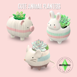 Cute Animal Planters project image