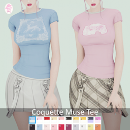 Coquette Muse Tee logo