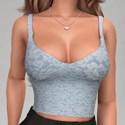 Layla - Tank Top (lace & linen set) logo
