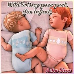 Acha Wird＆Cozy pose pack (for infant) project image