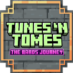 Tunes n' Tomes: a bards journey logo