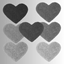 Cute Heart Shaped Fluffy Rug Collection - The Greys logo