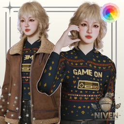 Game On Sweater F logo
