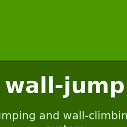 Wall jumping with stamina logo