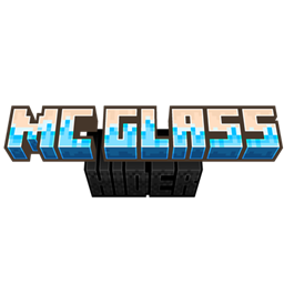 MC glass outline hider logo