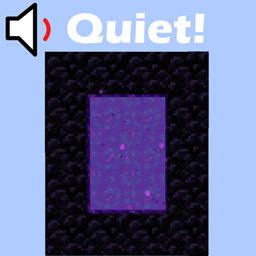Quieter Nether Portal logo