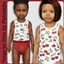 Toddler Red Cherries Underwear Top logo