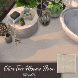 Olive Tree Mosaic Floor logo