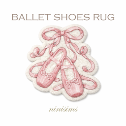 Ballet Shoes Rug logo