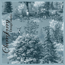 Whimsical Forest Wallpaper | Fairy Toile Mural logo