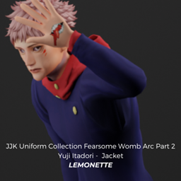 JJK Uniform Collection - Yuji Itadori Jacket logo