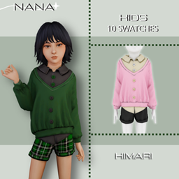 NANA7 - (Himari) Set w. Cardigan logo