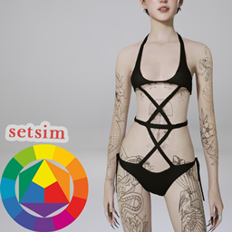 Setsim swimsuit #1 logo