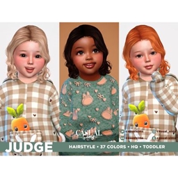 CasualSims - Judge Hairstyle (More strands) - Toddlers logo