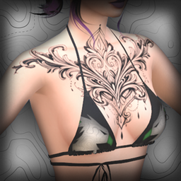 "Baroque Scrollwork" Tattoo logo