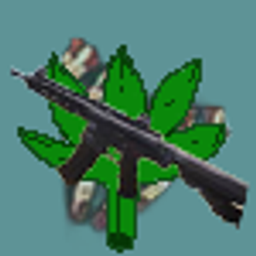 Scared, High, and Guns! logo