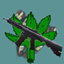 Scared, High, and Guns! logo