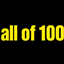 all of 100 logo