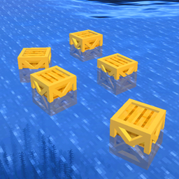 Floating cargo ( box ) logo
