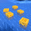 Floating cargo ( box ) logo