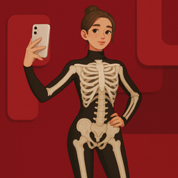 🦴Skeleton outfit. logo
