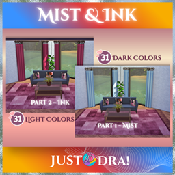 Mist & Ink Curtains Collection - City Living required logo