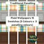 Plaid Wallpaper with Traditional Panelling - Spring Garden Collection - Yellow, Blue, Pink, Teal logo